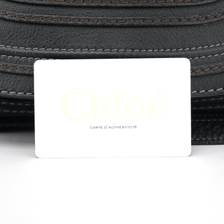 Chloe Black Leather Marcie 2-Way Bag