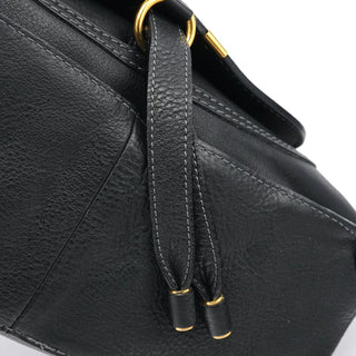 Chloe Black Leather Marcie 2-Way Bag