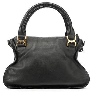 Chloe Black Leather Marcie 2-Way Bag
