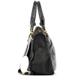 Chloé Marcie 2-Way Bag aus schwarzem Leder