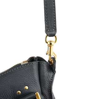Chloe Black Leather Marcie 2-Way Bag