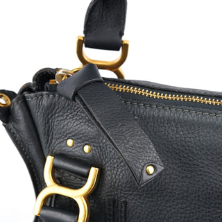 Chloe Black Leather Marcie 2-Way Bag