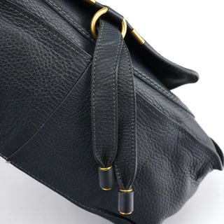 Chloe Black Leather Marcie 2-Way Bag