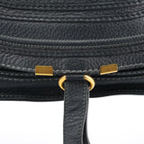 Chloé Marcie 2-Way Tasche aus schwarzem Leder