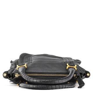 Chloe Black Leather Marcie 2-Way Bag