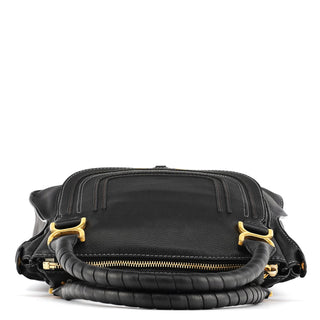 Chloe Black Leather Marcie 2-Way Bag