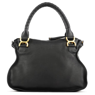 Chloe Black Leather Marcie 2-Way Bag