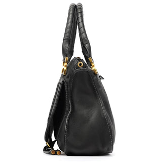 Chloe Black Leather Marcie 2-Way Bag