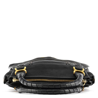 Chloe Black Leather Marcie 2-Way Bag
