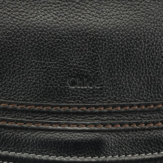 Chloe Black Leather Marcie 2-Way Bag