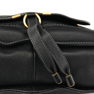 Chloe Black Leather Marcie 2-Way Bag