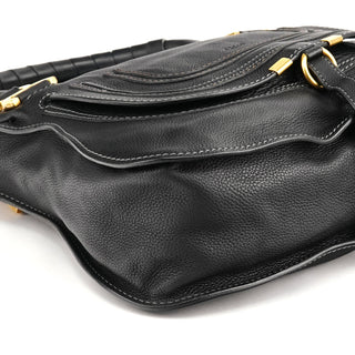 Chloe Black Leather Marcie 2-Way Bag