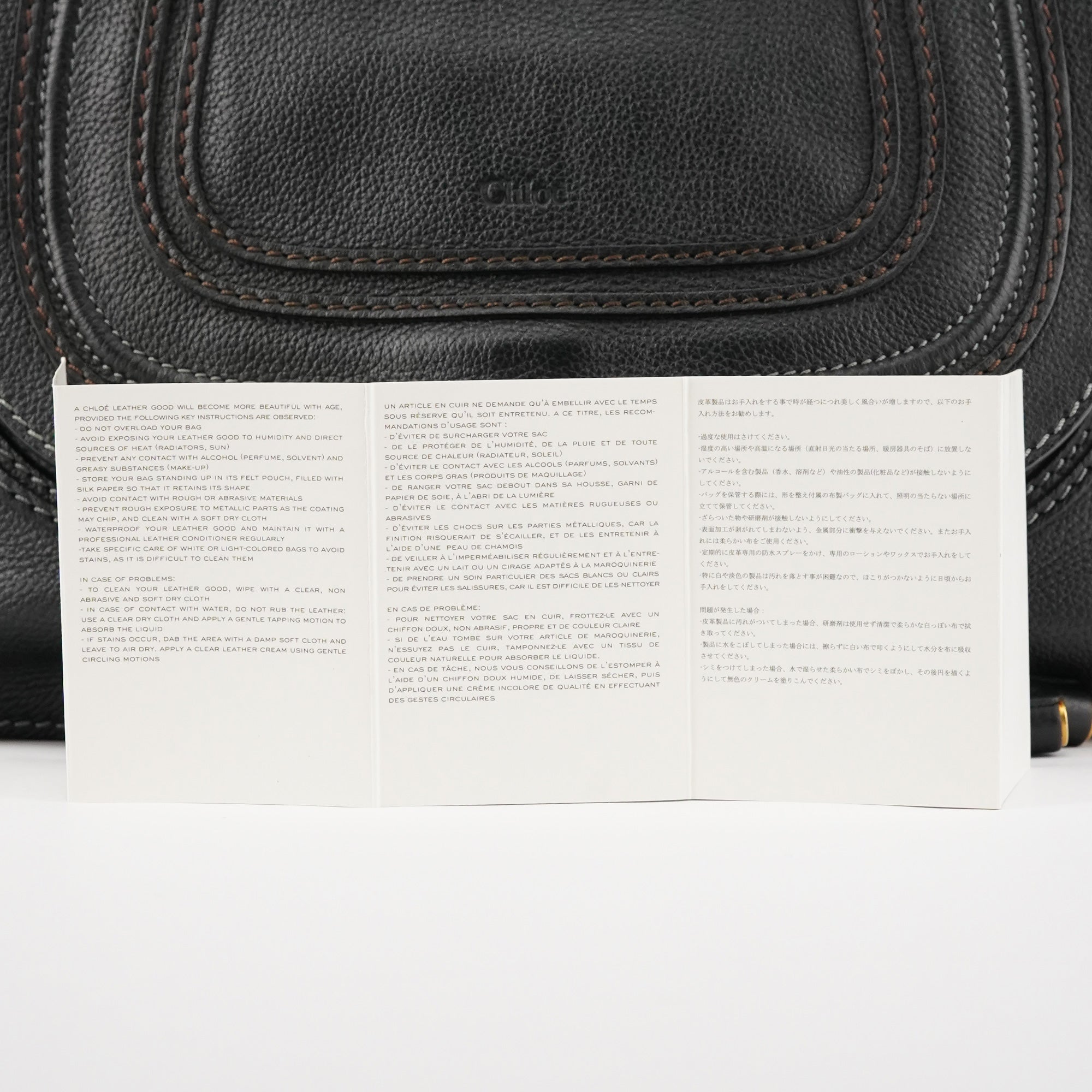 Chloé Borsa Marcie in pelle nera