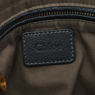 Chloe Black Leather Marcie 2-Way Bag