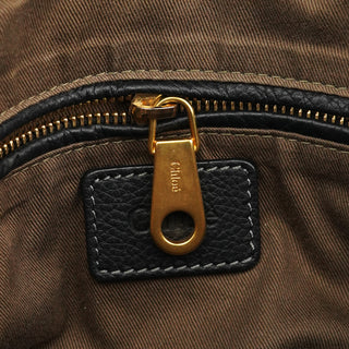 Chloe Black Leather Marcie 2-Way Bag