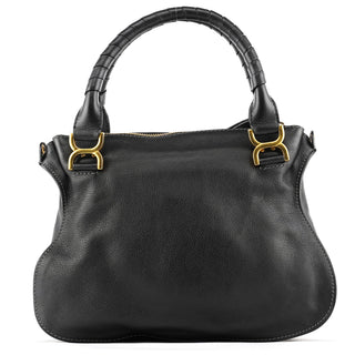 Chloe Black Leather Marcie 2-Way Bag