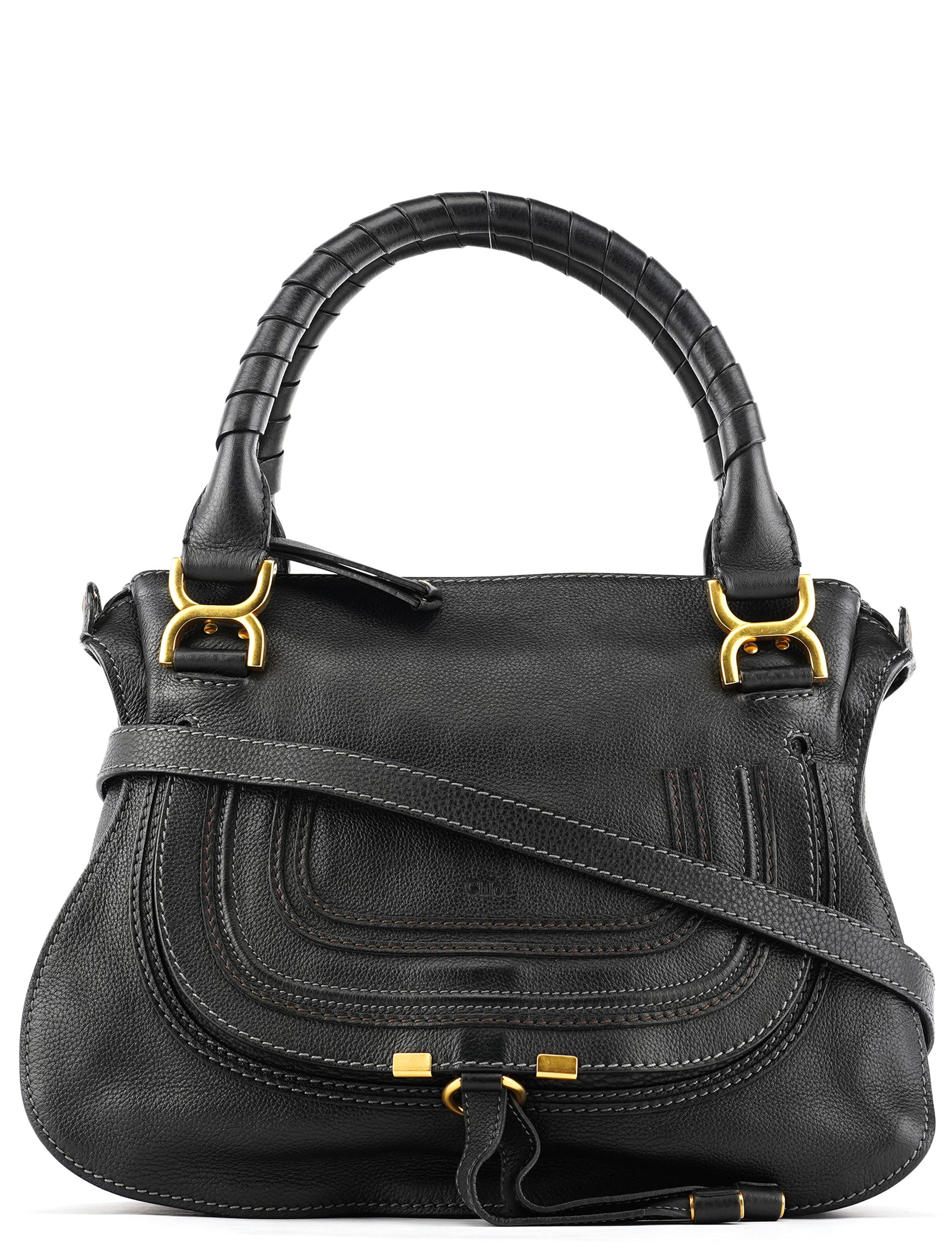 Chloé Borsa Marcie in pelle nera