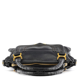Chloé Black Leather Marcie 2-Way Bag