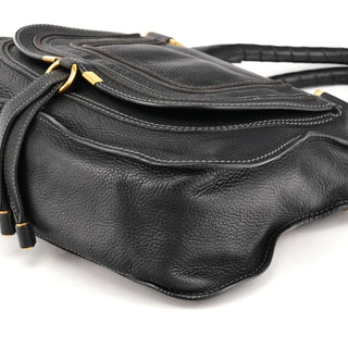 Chloé Black Leather Marcie 2-Way Bag