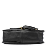 Chloé Black Leather Marcie 2-Way Bag