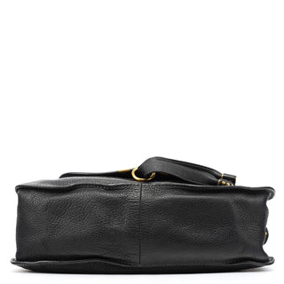 Chloé Black Leather Marcie 2-Way Bag