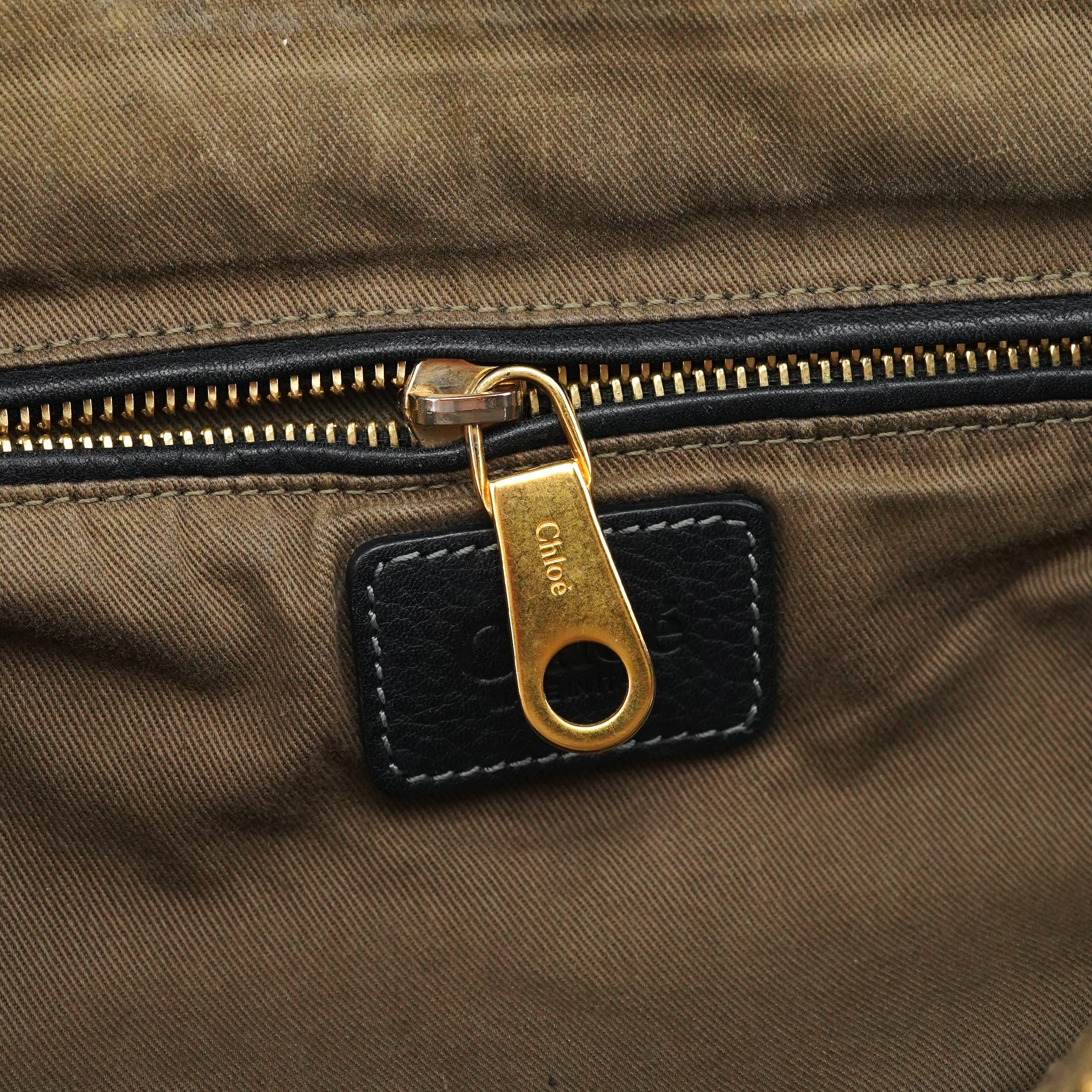 Chloé Black Leather Marcie 2-Way Bag