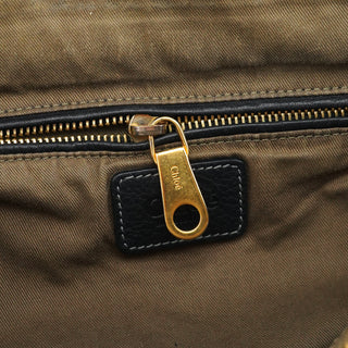 Chloé Black Leather Marcie 2-Way Bag