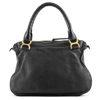 Chloé Black Leather Marcie 2-Way Bag