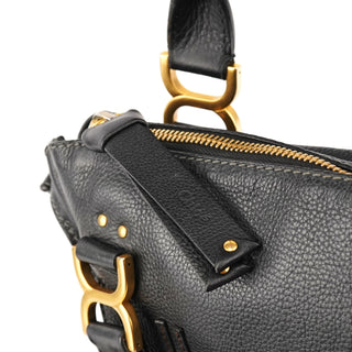 Chloé Black Leather Marcie 2-Way Bag