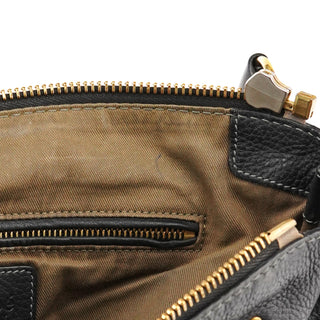 Chloé Black Leather Marcie 2-Way Bag