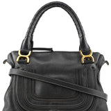 Chloé Black Leather Marcie 2-Way Bag