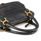 Chloé Black Leather Marcie 2-Way Bag