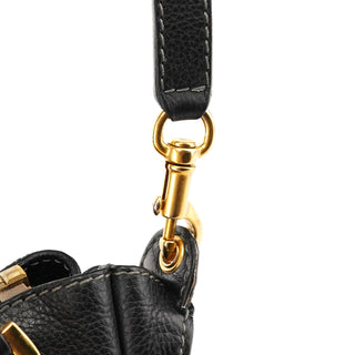 Chloé Black Leather Marcie 2-Way Bag