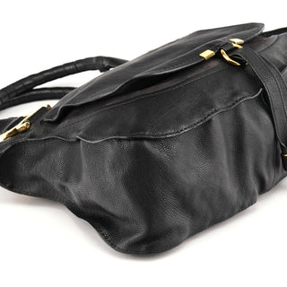 Chloé Black Leather Marcie 2-Way Bag