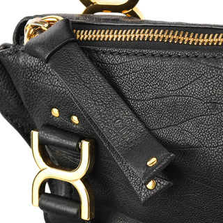 Chloé Black Leather Marcie 2-Way Bag