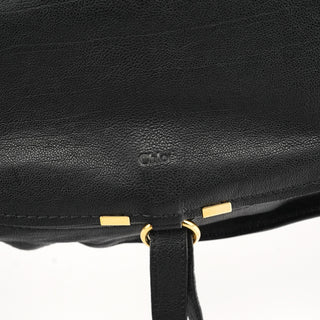Chloé Black Leather Marcie 2-Way Bag