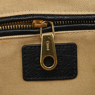 Chloé Black Leather Marcie 2-Way Bag
