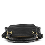 Chloé Black Leather Marcie 2-Way Bag