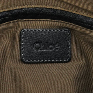 Chloé Black Leather Marcie 2-Way Bag