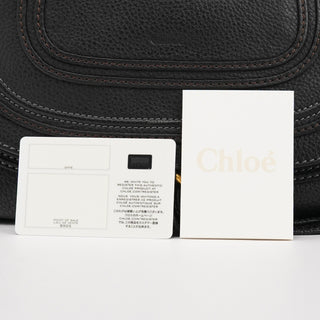 Chloé Black Leather Marcie 2-Way Bag