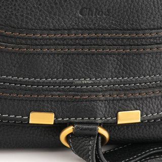 Chloé Black Leather Marcie 2-Way Bag