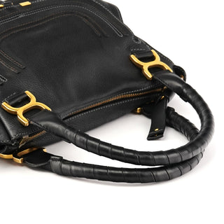 Chloé Black Leather Marcie 2-Way Bag