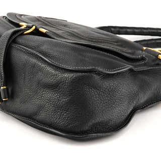 Chloé Black Leather Marcie 2-Way Bag