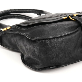 Chloé Black Leather Marcie 2-Way Bag