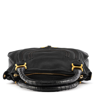 Chloé Black Leather Marcie 2-Way Bag