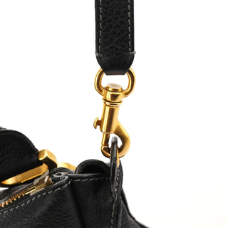 Chloé Black Leather Marcie 2-Way Bag