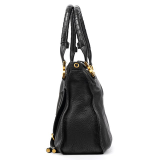 Chloé Black Leather Marcie 2-Way Bag