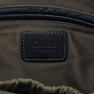 Chloé Black Leather Marcie 2-Way Bag
