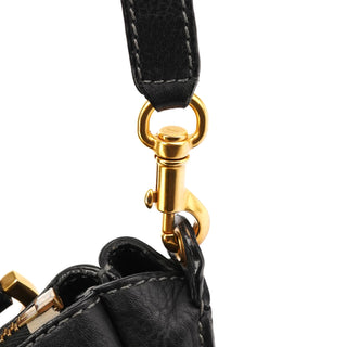 Chloé Black Leather Marcie 2-Way Bag