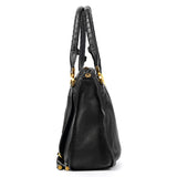Chloé Black Leather Marcie 2-Way Bag